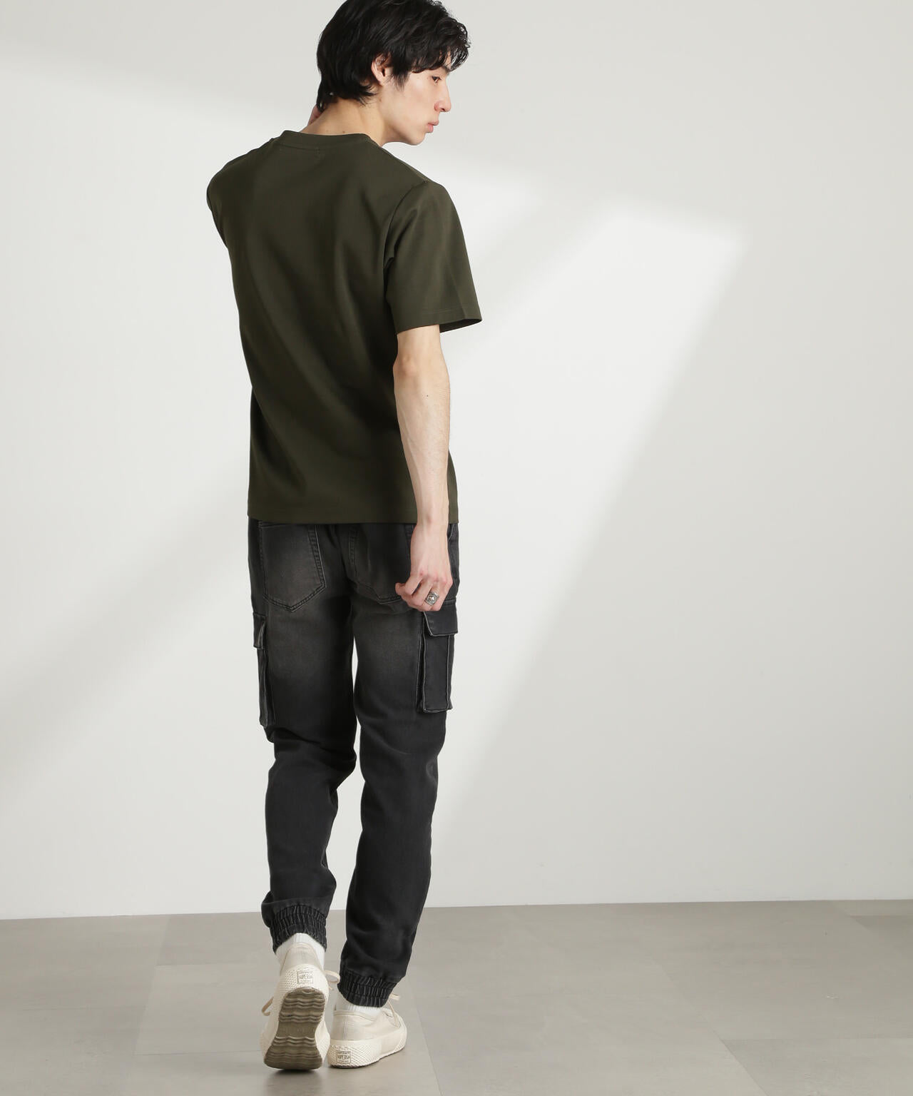 ダブルスムースクルーネックTシャツ 半袖