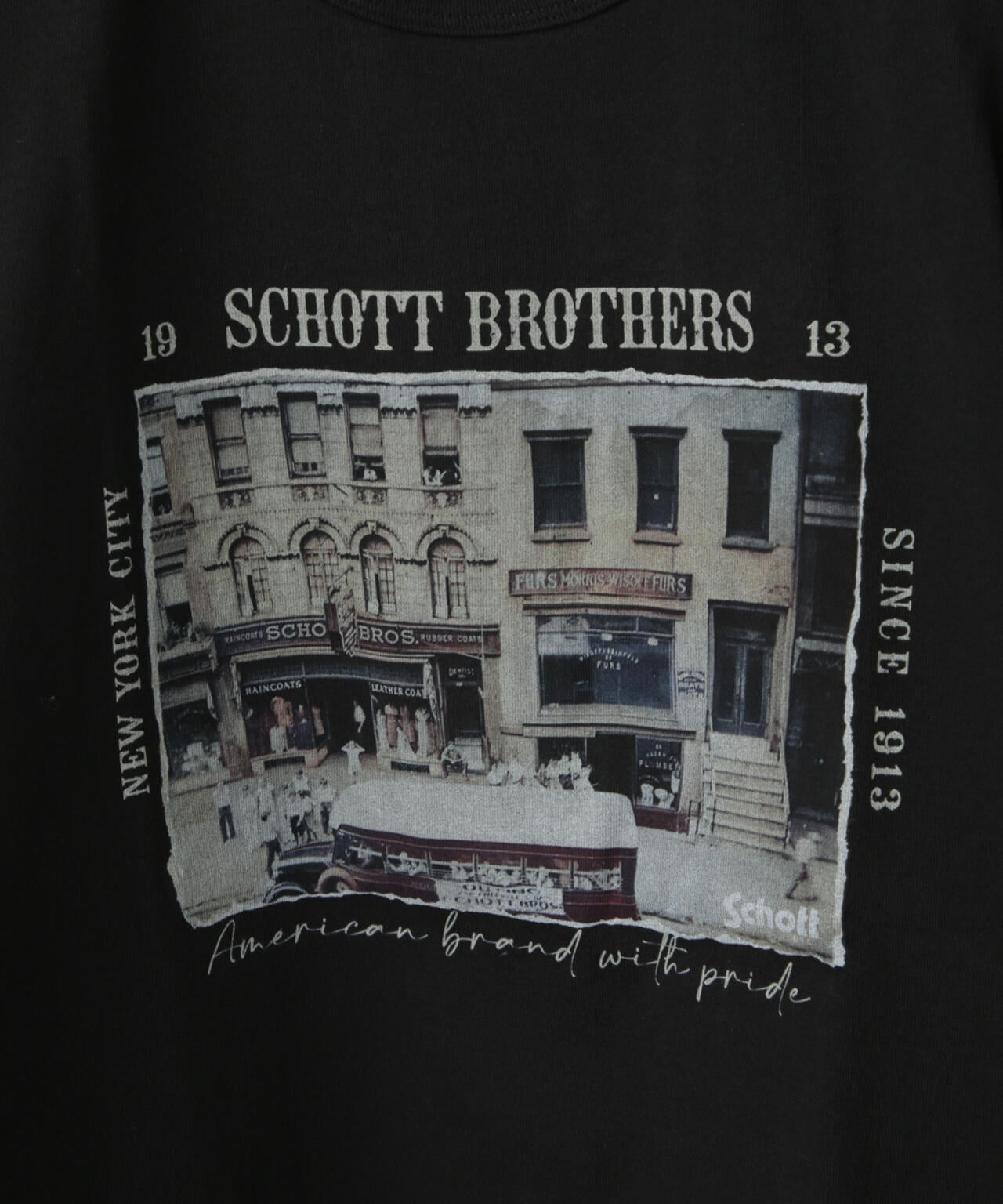 Schott/別注 PHOTO S/S TEE