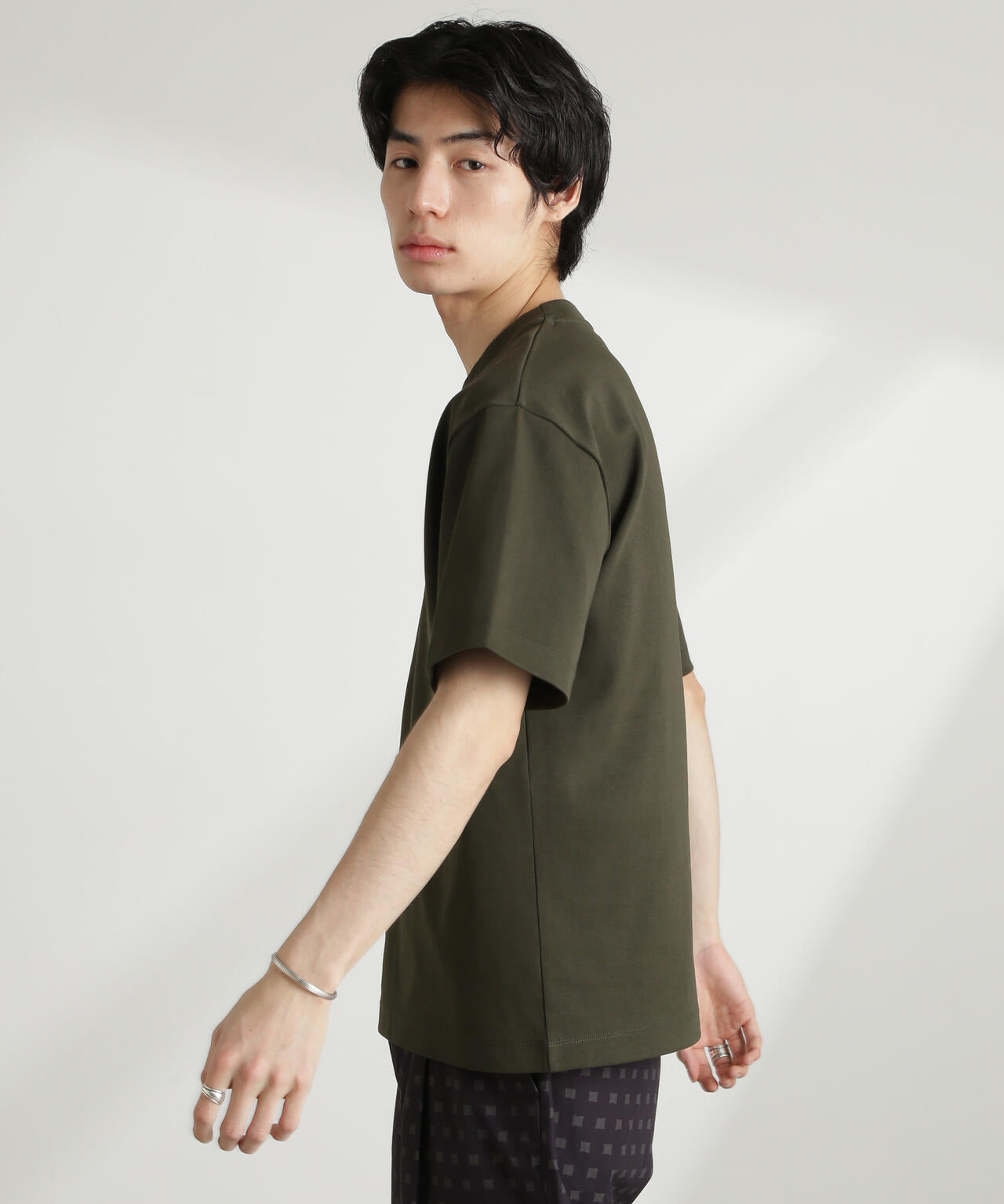 ダブルスムースクルーネックBIGTシャツ 半袖