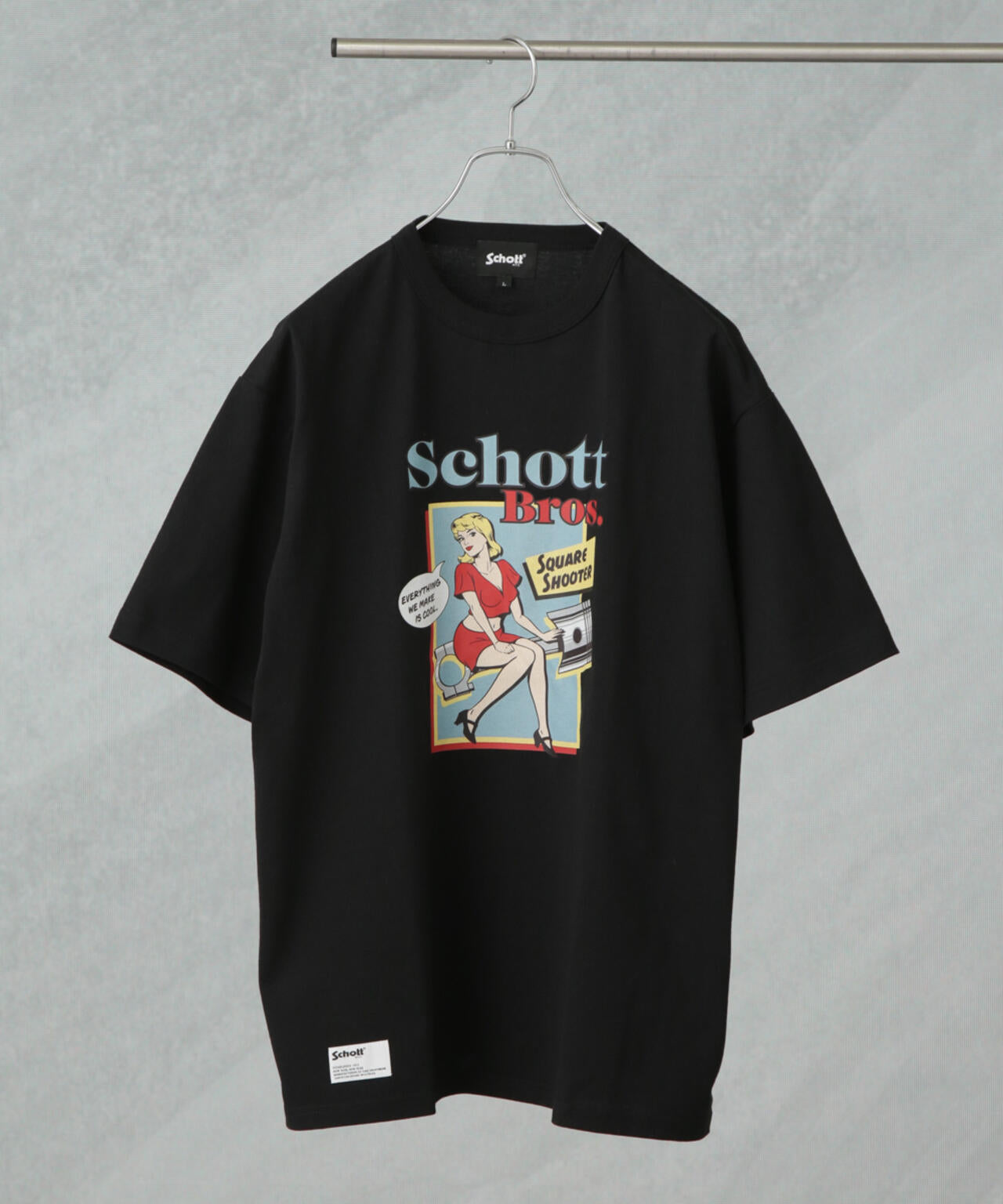 Schott/別注 PIN-UP S/S TEE