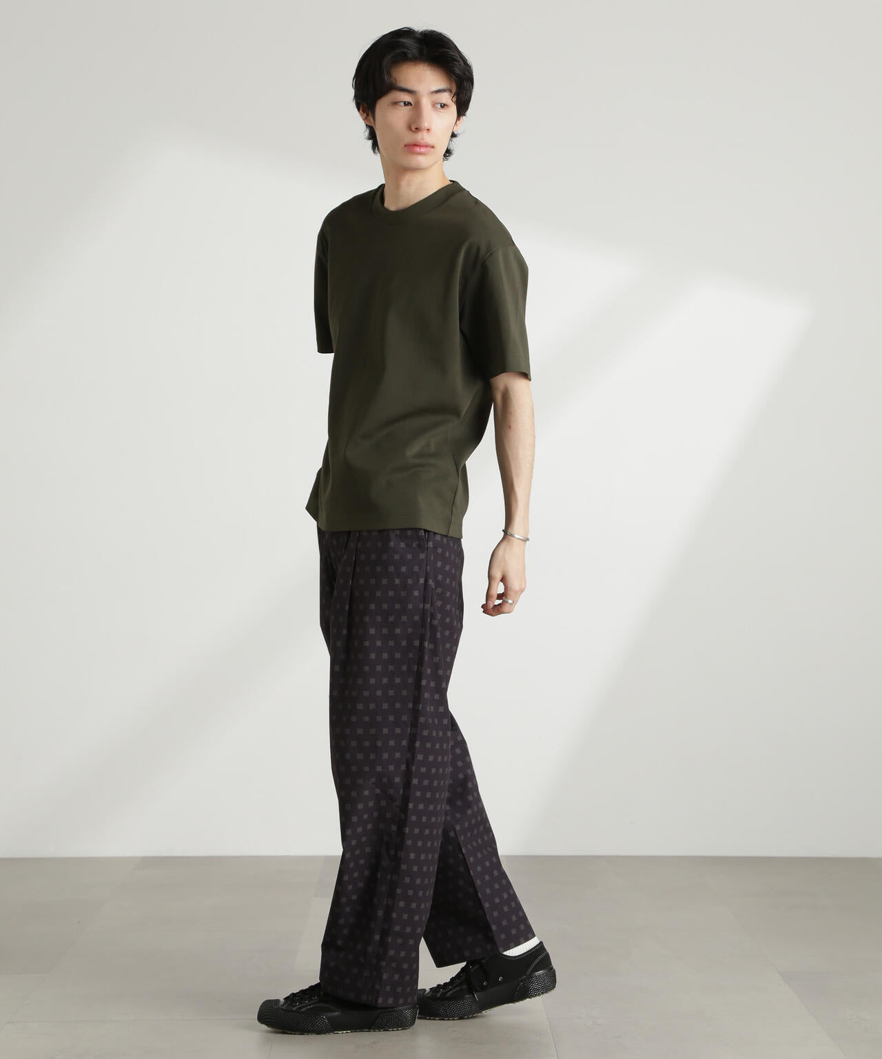 ダブルスムースクルーネックBIGTシャツ 半袖