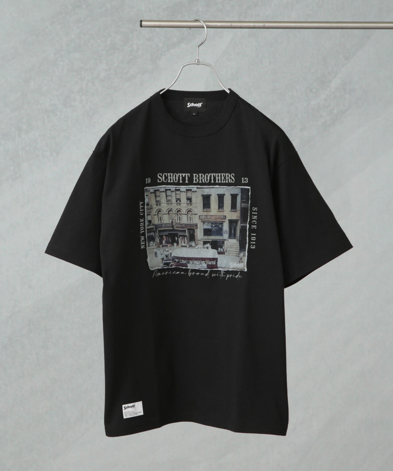 Schott/別注 PHOTO S/S TEE