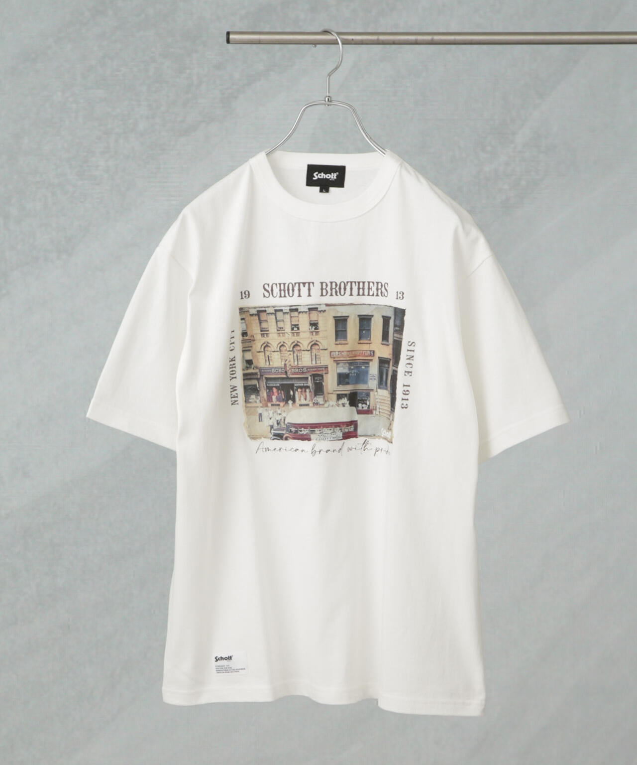 Schott/別注 PHOTO S/S TEE