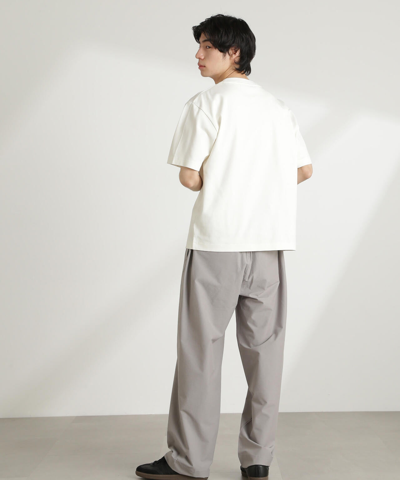 ダブルスムースクルーネックBIGTシャツ 半袖