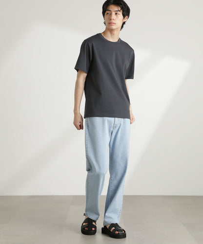 ダブルスムースクルーネックTシャツ 半袖