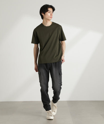 ダブルスムースクルーネックTシャツ 半袖