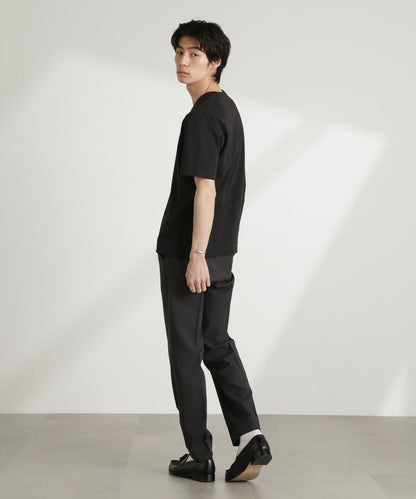 ダブルスムースVネックTシャツ 半袖