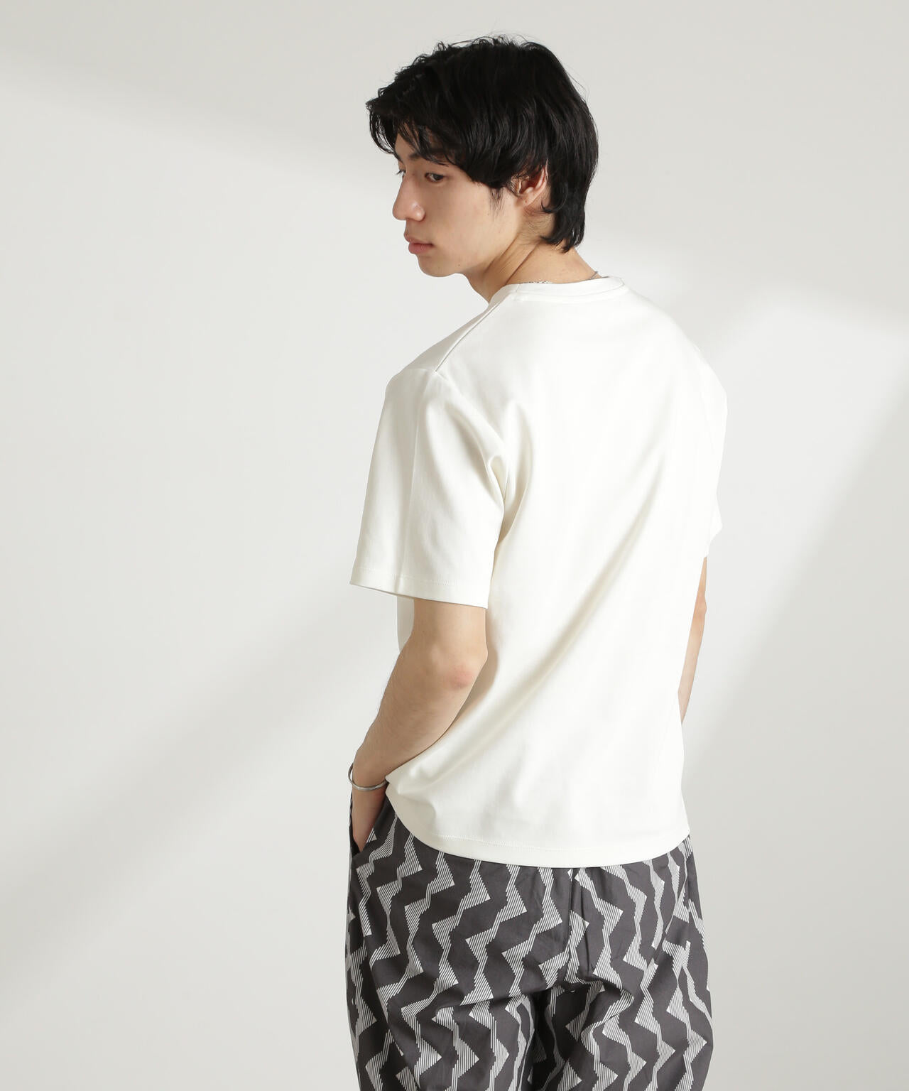 ダブルスムースVネックTシャツ 半袖