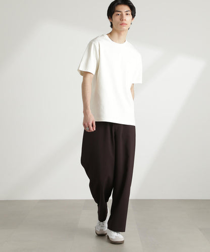 ダブルスムースクルーネックTシャツ 半袖