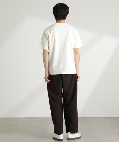 ダブルスムースクルーネックTシャツ 半袖
