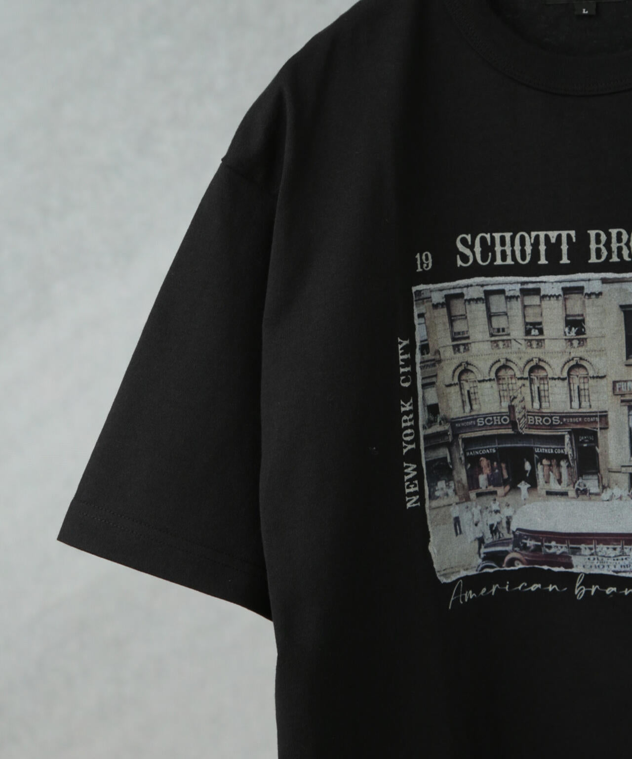 Schott/別注 PHOTO S/S TEE