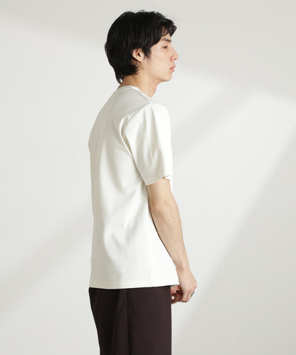 ダブルスムースクルーネックTシャツ 半袖