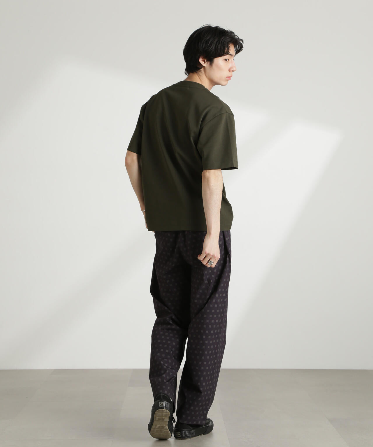 ダブルスムースクルーネックBIGTシャツ 半袖