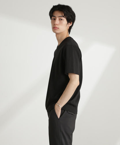 ダブルスムースVネックTシャツ 半袖