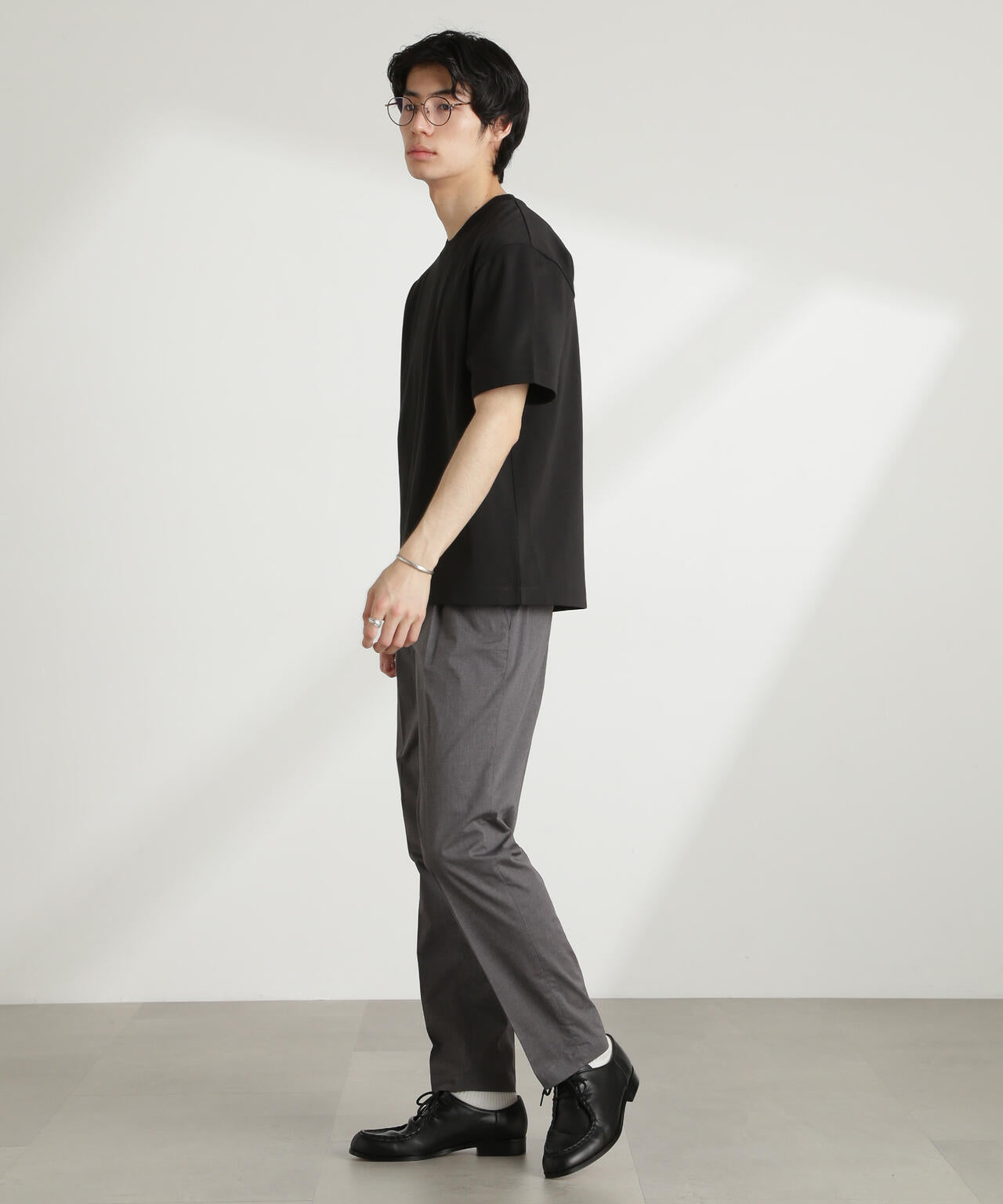 ダブルスムースクルーネックBIGTシャツ 半袖