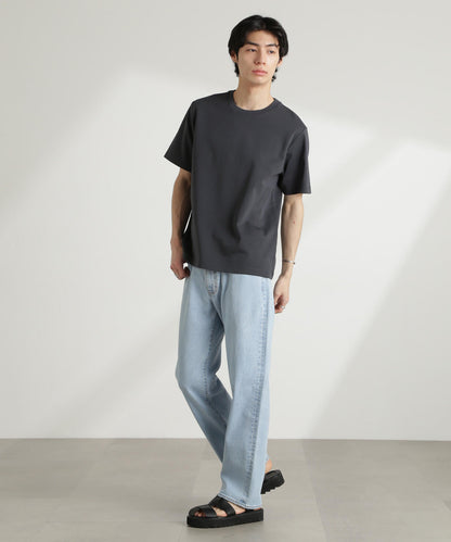 ダブルスムースクルーネックTシャツ 半袖