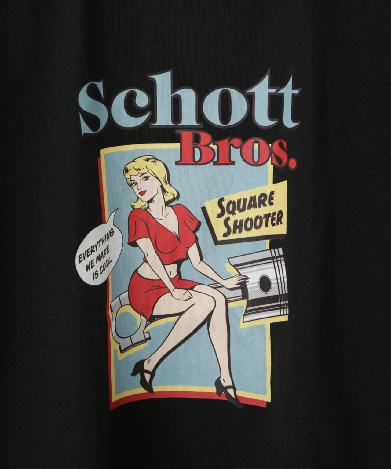 Schott/別注 PIN-UP S/S TEE