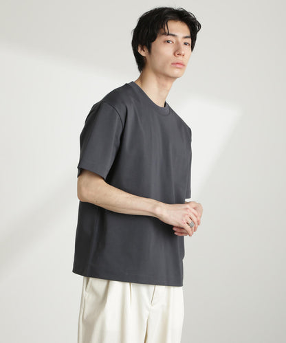 ダブルスムースクルーネックBIGTシャツ 半袖
