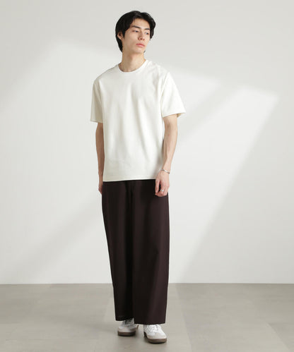 ダブルスムースクルーネックTシャツ 半袖