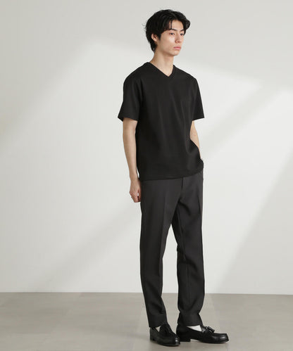ダブルスムースVネックTシャツ 半袖