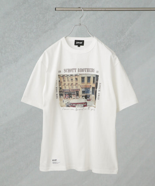 Schott/別注 PHOTO S/S TEE
