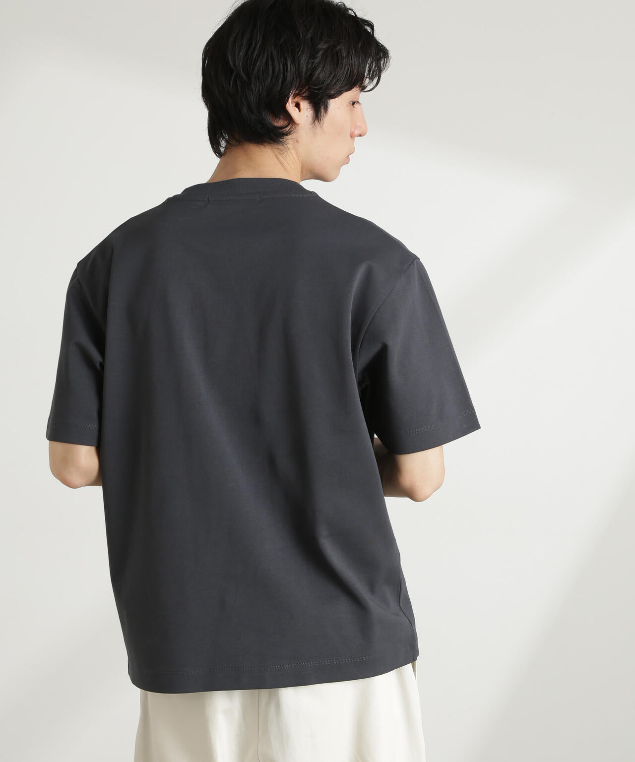 ダブルスムースクルーネックBIGTシャツ 半袖