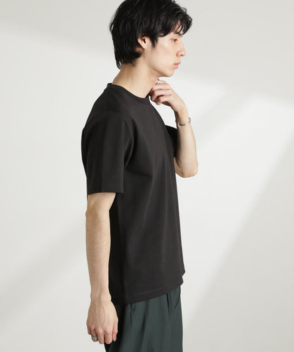 ダブルスムースクルーネックTシャツ 半袖