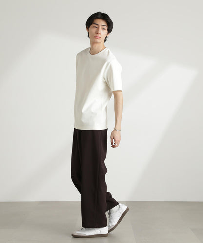ダブルスムースクルーネックTシャツ 半袖