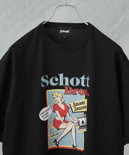 Schott/別注 PIN-UP S/S TEE