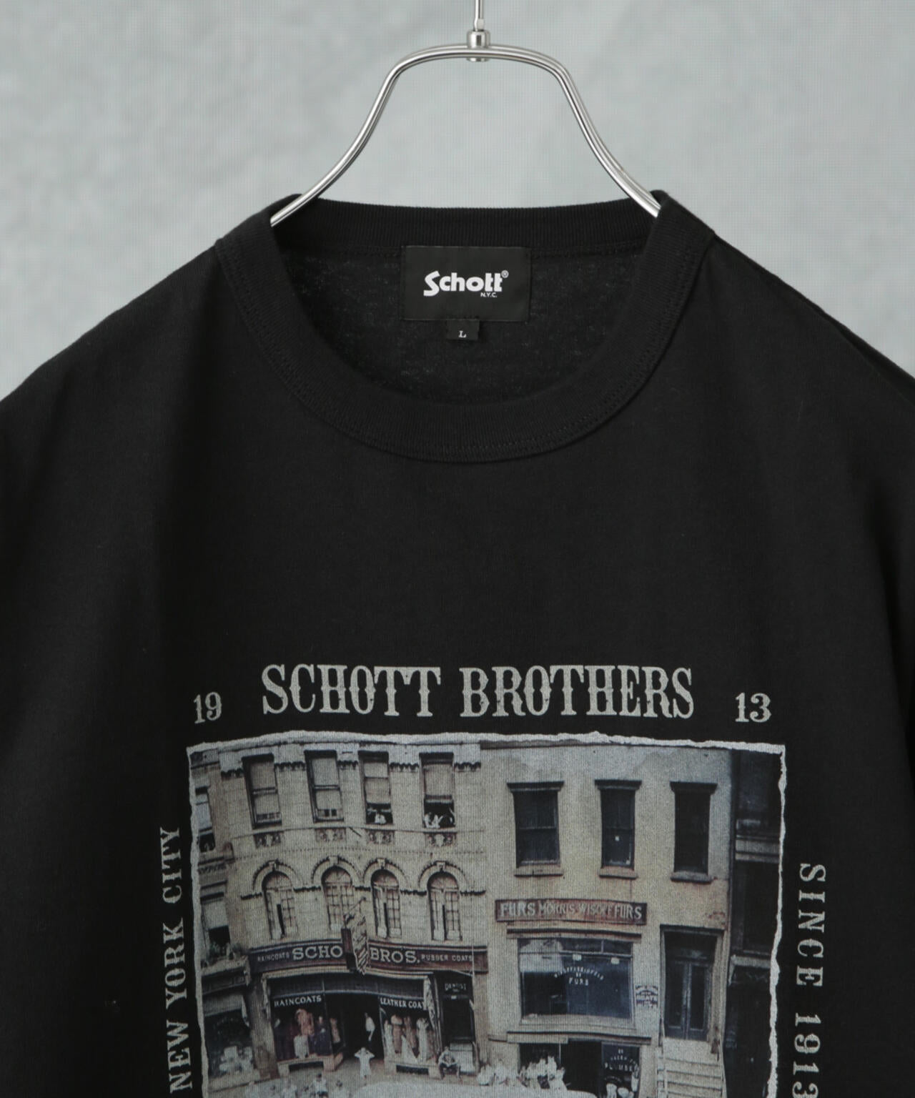 Schott/別注 PHOTO S/S TEE