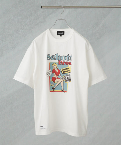 Schott/別注 PIN-UP S/S TEE