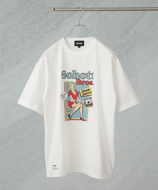Schott/別注 PIN-UP S/S TEE