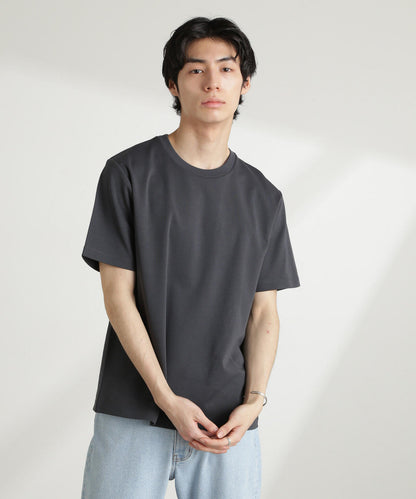 ダブルスムースクルーネックTシャツ 半袖